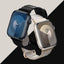 Crong Eclipse – magnetinis odinis Apple Watch dirželis 44/45/46/49 mm (juodas)