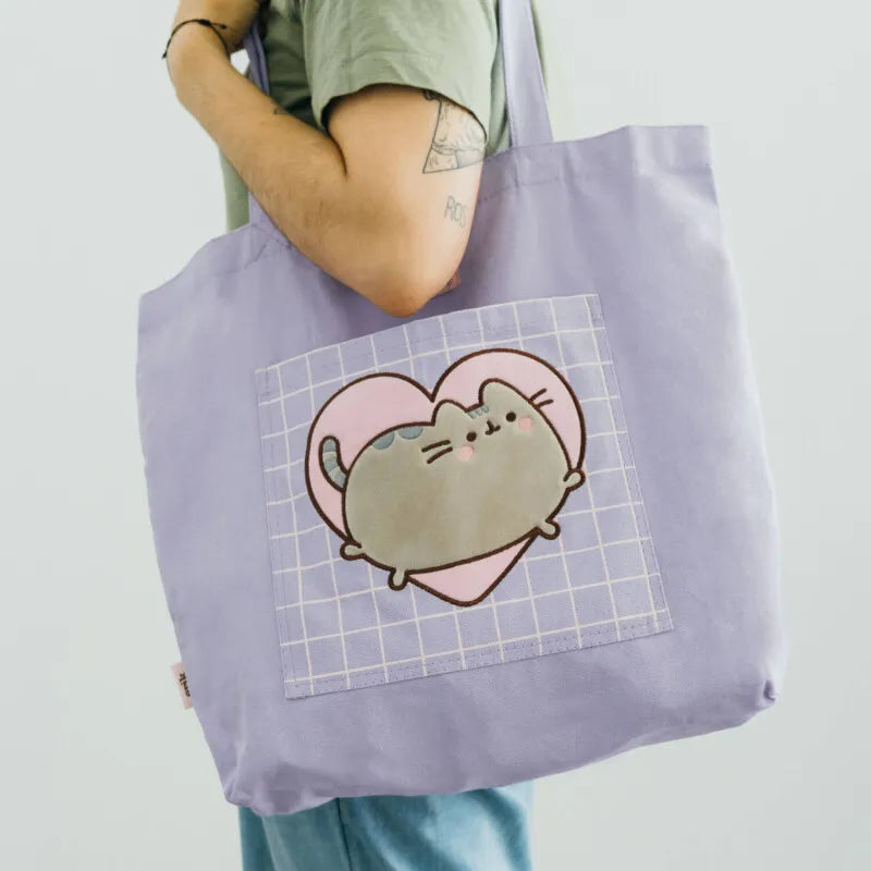 Pusheen – medvilninis krepšys per petį iš kolekcijos „Moments“ (37 x 41 cm)