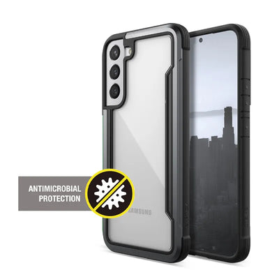 X-Doria Raptic Shield Pro – dėklas Samsung Galaxy S22+ 5G (antimikrobinė apsauga) (juodas)