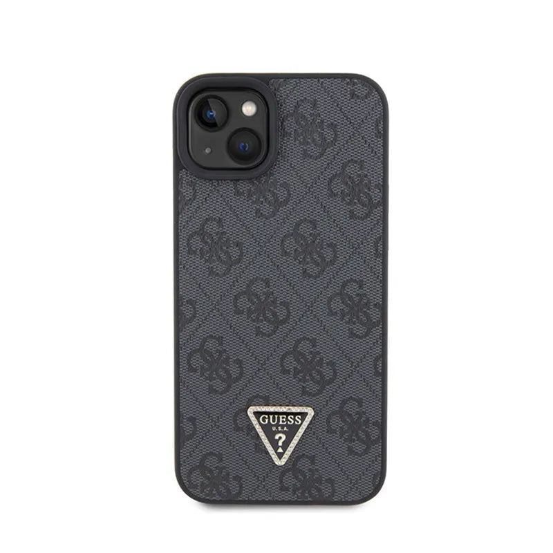 Guess Crossbody 4G Metal Logo – dėklas iPhone 15 (juodas)