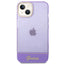 Guess Translucent – dėklas iPhone 14 Plus (violetinis)