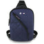 BMW Nylon Pocket & Metal Logo - Crossbody telefono krepšys (tamsiai mėlynas)