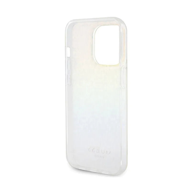 Guess IML Faceted Mirror Disco Iridescent - dėklas iPhone 14 Pro Max (vaivorykštinis)