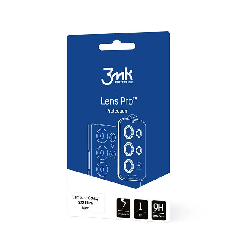 3mk Lens Protection Pro – stiklas kameros lęšiui, skirtas Samsung Galaxy S24 Ultra (juodas)
