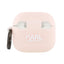 Karl Lagerfeld Silicone Choupette Head 3D – AirPods 4 dėklas (rožinis)