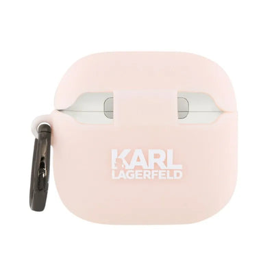 Karl Lagerfeld Silicone Choupette Head 3D – AirPods 4 dėklas (rožinis)