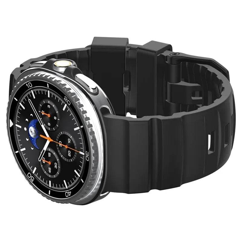 Spigen WBS2 – Apyrankė skirta Samsung Galaxy Watch 8 / 8 Classic 40 / 44 / 46 mm (juoda)