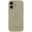 Guess Fixed Glitter Big 4G – dėklas iPhone 17 (auksinis)