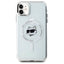 Karl Lagerfeld IML Metal Choupette Head MagSafe – Dėklas iPhone 11 (Baltas)