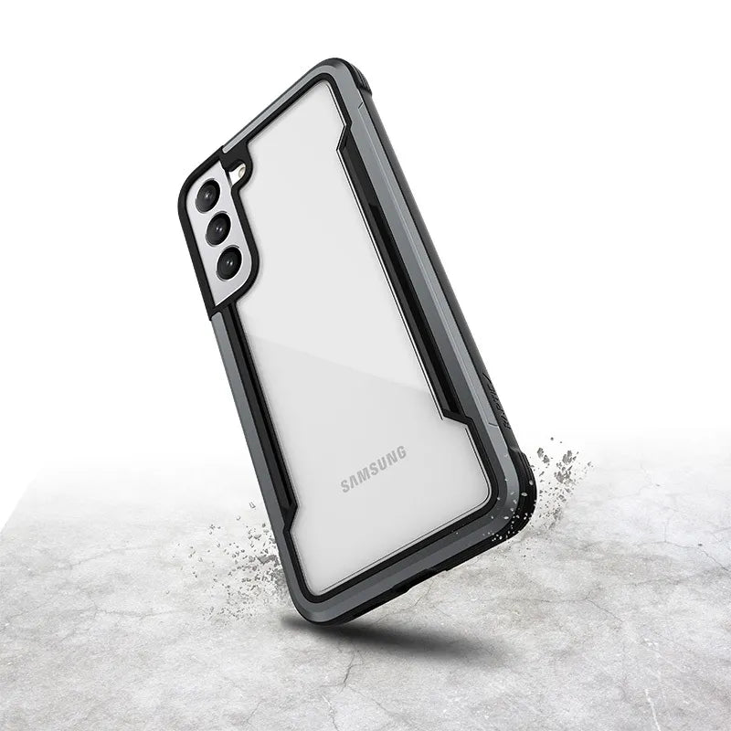 X-Doria Raptic Shield Pro – dėklas Samsung Galaxy S22+ 5G (antimikrobinė apsauga) (juodas)