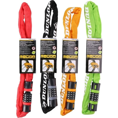 Dunlop – Dviračio spyna su kodine grandine (raudona)