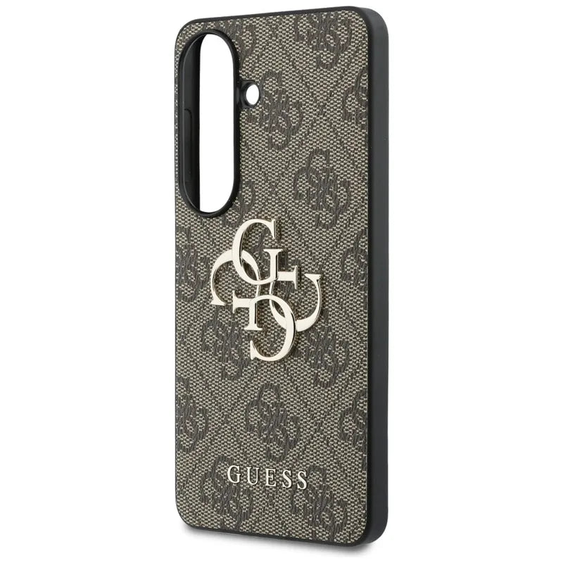 „Guess 4G Big Metal Logo“ – „Samsung Galaxy S26“ dėklas (ruda)