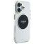 Guess IML Metal Colored Circle Classic Logo MagSafe – dėklas iPhone 16 (juodas)