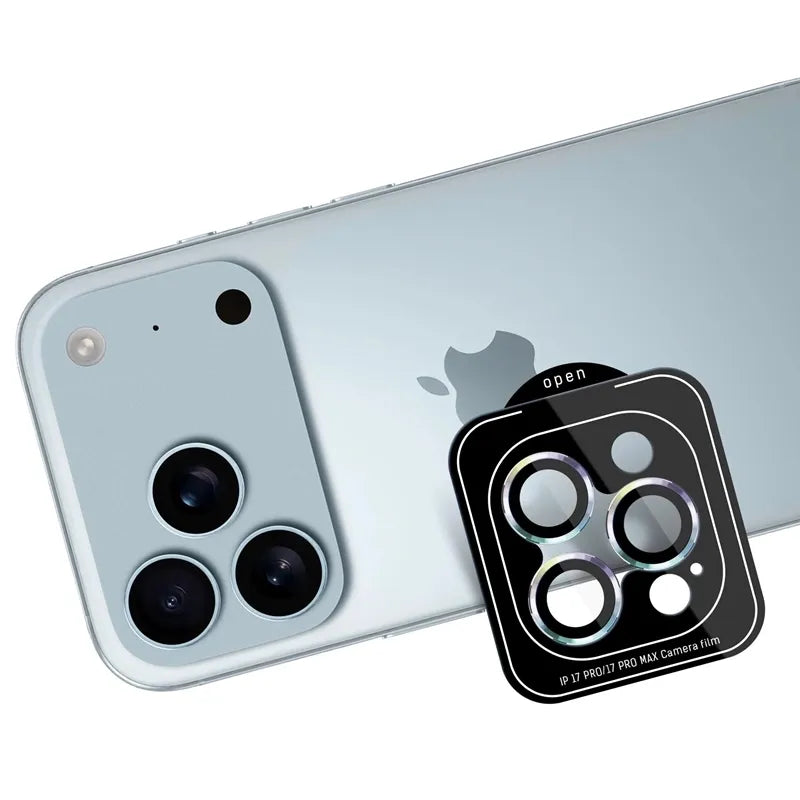 3mk Lens Protection Pro – kameros objektyvo stiklas, skirtas iPhone 17 Pro / iPhone 17 Pro Max (vaivorykštinis)