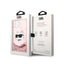 Karl Lagerfeld Liquid Glitter NFT Choupette Head – dėklas iPhone 14 Plus (rožinis)