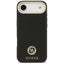 Guess Grained Strass Logo MagSafe - Dėklas iPhone Air (juodas)