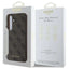 Guess 4G Metal Gold Logo - dėklas Samsung Galaxy S24 FE (ruda)