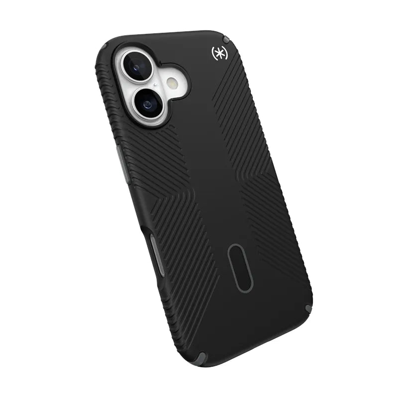 Speck Presidio2 Grip ClickLock & MagSafe – iPhone 17 dėklas (juodas / pilkas / baltas)