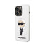Karl Lagerfeld Silicone NFT Ikonik – dėklas iPhone 14 Pro telefonui (baltas)