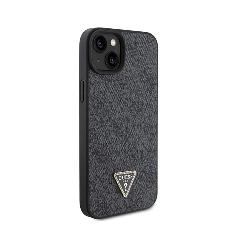 Guess Crossbody 4G Metal Logo – dėklas iPhone 15 (juodas)