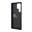 BMW Leather Hot Stamp Tricolor – dėklas Samsung Galaxy S23 Ultra (juodas)