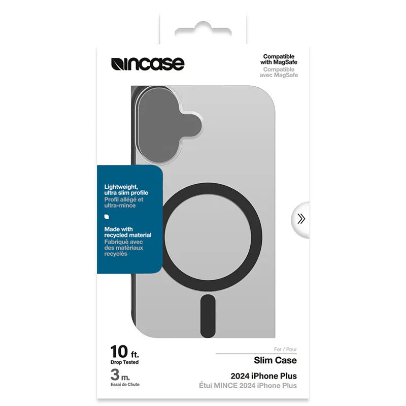 Incase Slim Case MagSafe – dėklas iPhone 16 Plus (juodas)