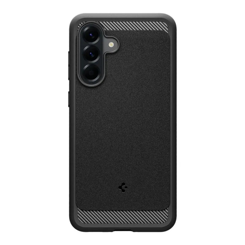 Spigen Rugged Armor - Dėklas Samsung Galaxy A56 5G (Matine juoda)