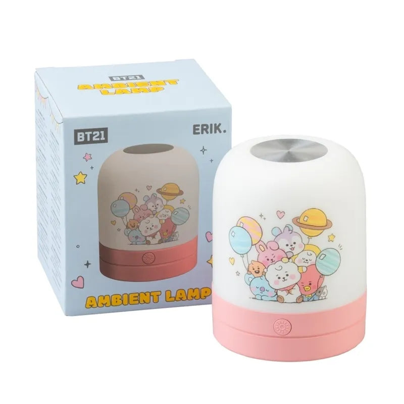 BT21 – belaidė USB-C LED nuotaikos lempa vaikams su reguliuojamu ryškumu