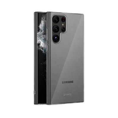 Crong Crystal Slim Cover – Samsung Galaxy S22 Ultra dėklas (skaidrus)