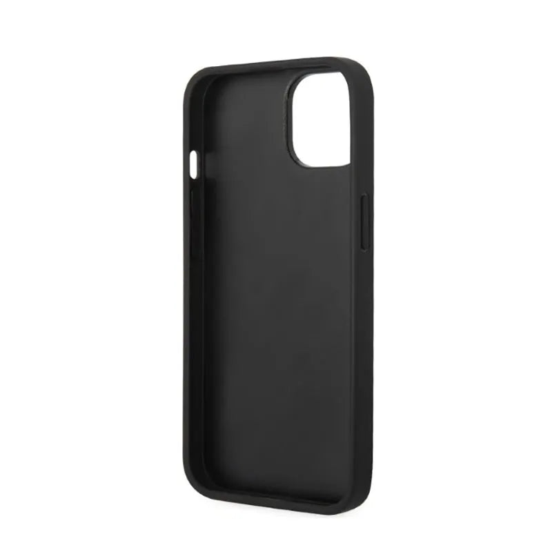 Karl Lagerfeld NFT Glitter Choupette Patch – dėklas iPhone 14 Plus (sidabrinis)