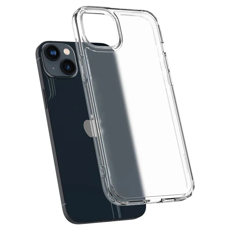 Spigen Ultra Hybrid Matte – dėklas, skirtas iPhone 15 Plus / iPhone 14 Plus (matinis skaidrus)