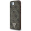 Guess 4G Ring Triangle Logo MagSafe – dėklas iPhone 16e (rudos spalvos)