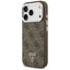 „Guess 4G Triangle Logo MagSafe“ dėklas „iPhone 17 Pro“ (rudas)