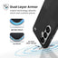 Speck Presidio2 Grip Magnet – dėklas Samsung Galaxy S26 su MagSafe (juodas / pilkas / baltas)