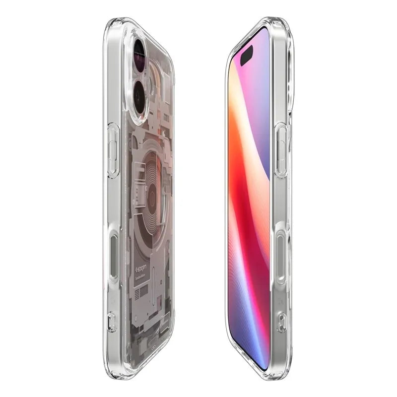 Spigen Ultra Hybrid Mag MagSafe - Dėklas iPhone 17 (Zero One Natural Titanium)