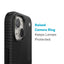Speck Presidio2 Grip MagSafe – neslystantis iPhone 14 Plus dėklas (juodas / juodas / baltas)