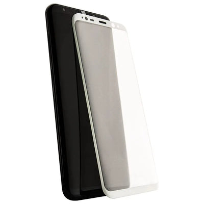 X-Doria Armour 3D Glass – 9H grūdinto stiklo ekrano apsauga, skirta Samsung Galaxy S8 (baltas rėmelis)