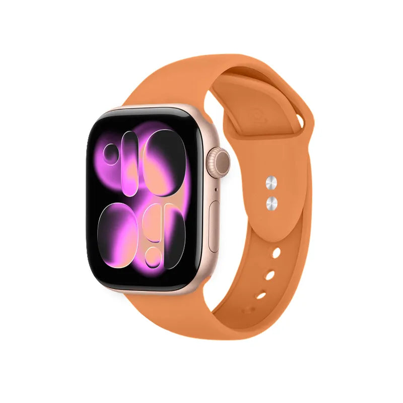 Crong Liquid – Apple Watch apyrankė 38/40/41/42 mm (oranžinė)
