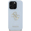 Guess Grained Big 4G Logo Small Classic Logo – Dėklas iPhone 16 Pro (mėlynas)