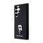 Karl Lagerfeld Silicone Ikonik Metal Pin – dėklas Samsung Galaxy S24 Ultra (juodas)