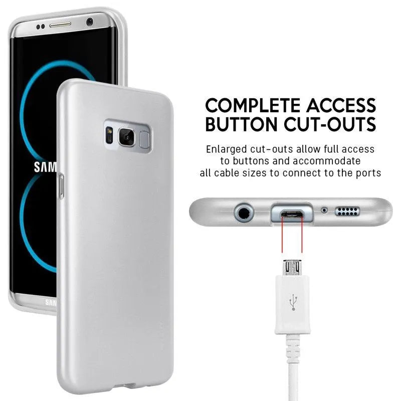 Mercury I-Jelly - Dėklas Samsung Galaxy S8+ (sidabrinis)