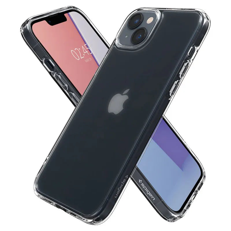 Spigen Ultra Hybrid Matte – dėklas, skirtas iPhone 15 Plus / iPhone 14 Plus (matinis skaidrus)
