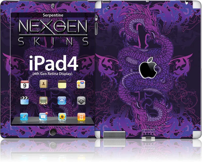 Nexgen lipdukai su 3D efektu, skirti iPad 2/3/4 (Serpentine 3D)
