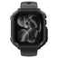 Spigen Rugged Armor – dėklas, skirtas Apple Watch 12 42 mm (matinė juoda)