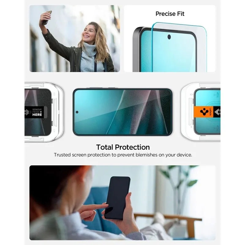 Spigen GLAS.TR EZ Fit HD - grūdintas stiklas, skirtas Samsung Galaxy A36 5G / A37 5G