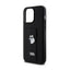 Karl Lagerfeld Gripstand Saffiano Choupette Pins – dėklas iPhone 13 Pro Max telefonui (juodas)