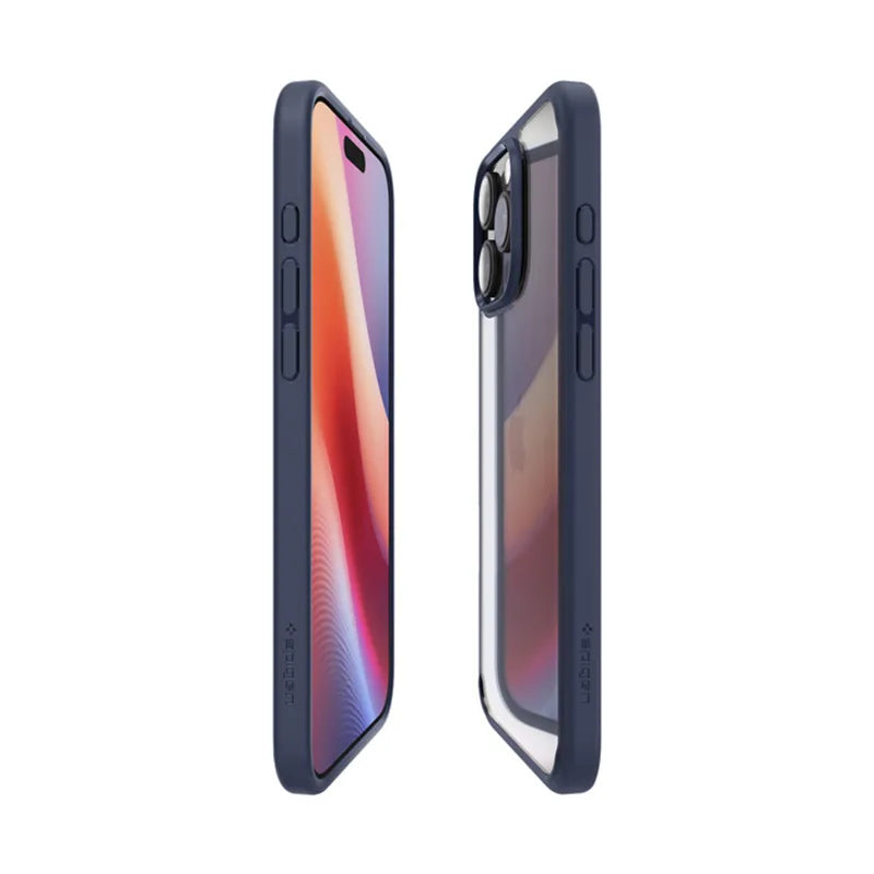 Spigen Ultra Hybrid – dėklas iPhone 16 Pro Max (tamsiai mėlynas)