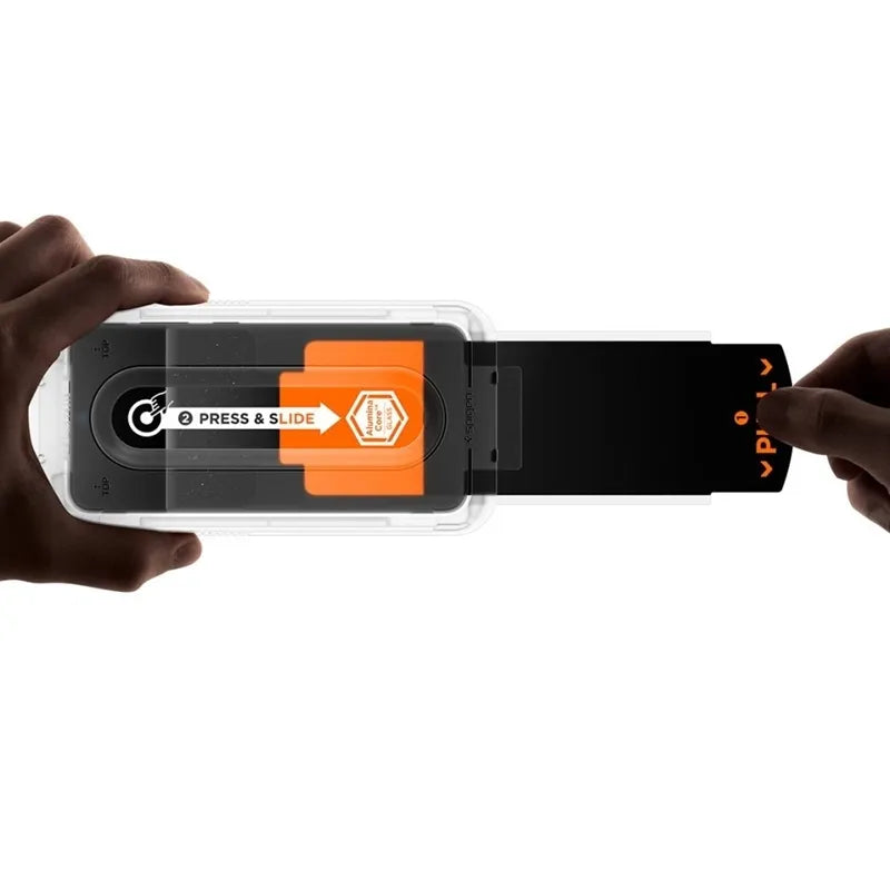 Spigen GLAS.TR EZ Fit Pro 2-Pack – grūdintas stiklas Samsung Galaxy S25 FE