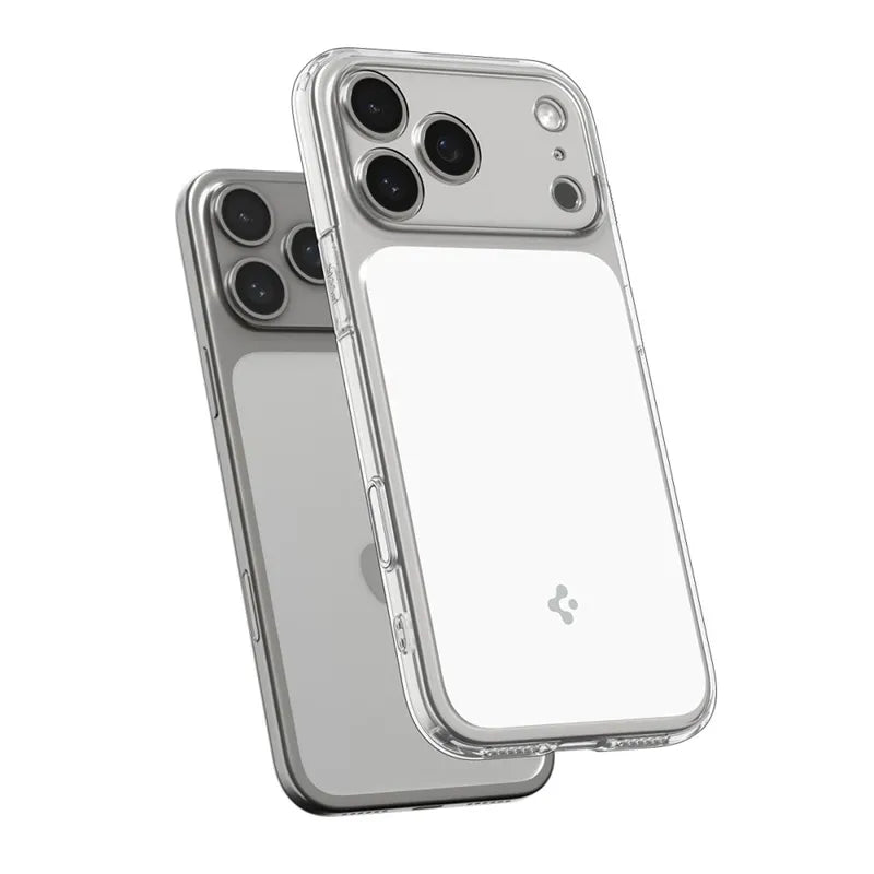 Spigen Ultra Hybrid T Mag MagSafe - Dėklas iPhone 17 Pro Max (Skaidrus/Baltas)