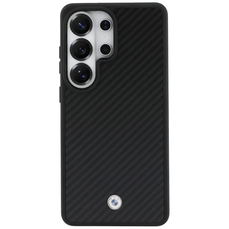 BMW Sign Magnetic Carbon Fiber MagSafe dėklas - Samsung Galaxy S26 Ultra (juodas)